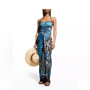 Johnny Was blue Phoenix Design Annika Sarong.